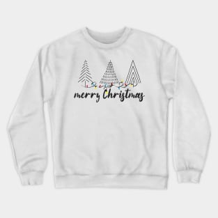 merry christmas Tree light Crewneck Sweatshirt